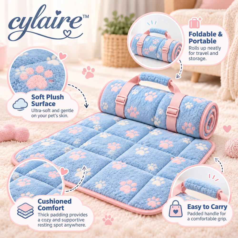 𝒄𝒚𝒍𝒂𝒊𝒓𝒆™ Portable Pet Travel Mat