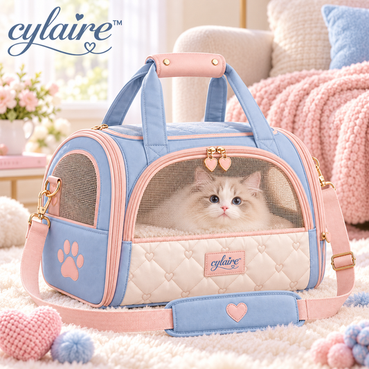 𝒄𝒚𝒍𝒂𝒊𝒓𝒆™ Luxury Pet Carrier Bag