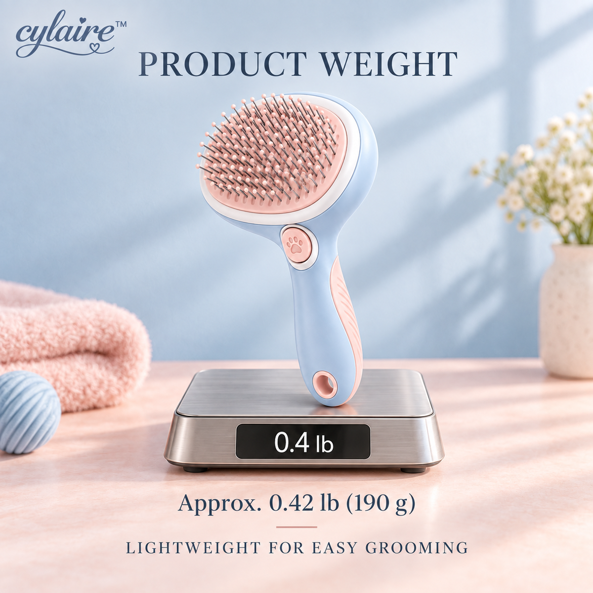 𝒄𝒚𝒍𝒂𝒊𝒓𝒆™ Self Cleaning Pet Grooming Brush