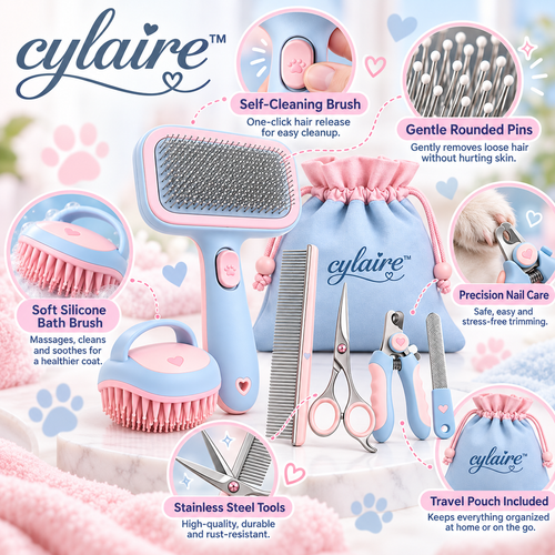 𝒄𝒚𝒍𝒂𝒊𝒓𝒆™ Complete Pet Grooming Kit