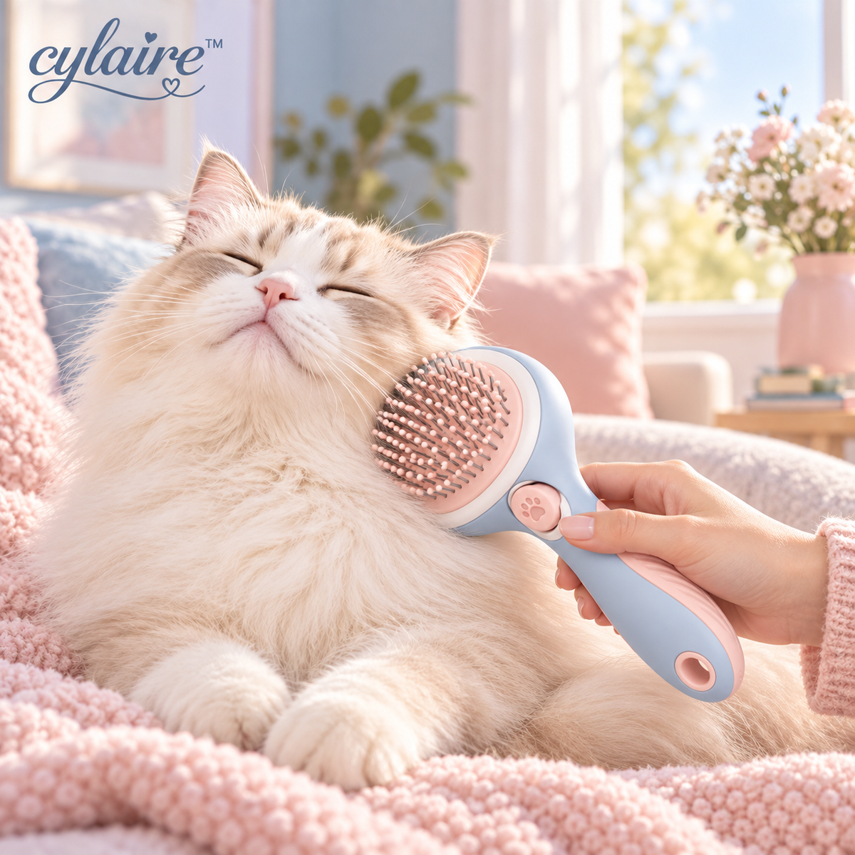 𝒄𝒚𝒍𝒂𝒊𝒓𝒆™ Self Cleaning Pet Grooming Brush
