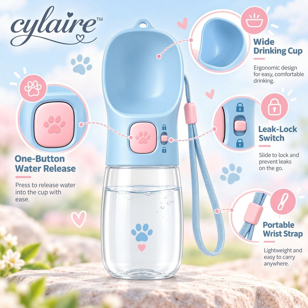 𝒄𝒚𝒍𝒂𝒊𝒓𝒆™ Portable Pet Water Bottle
