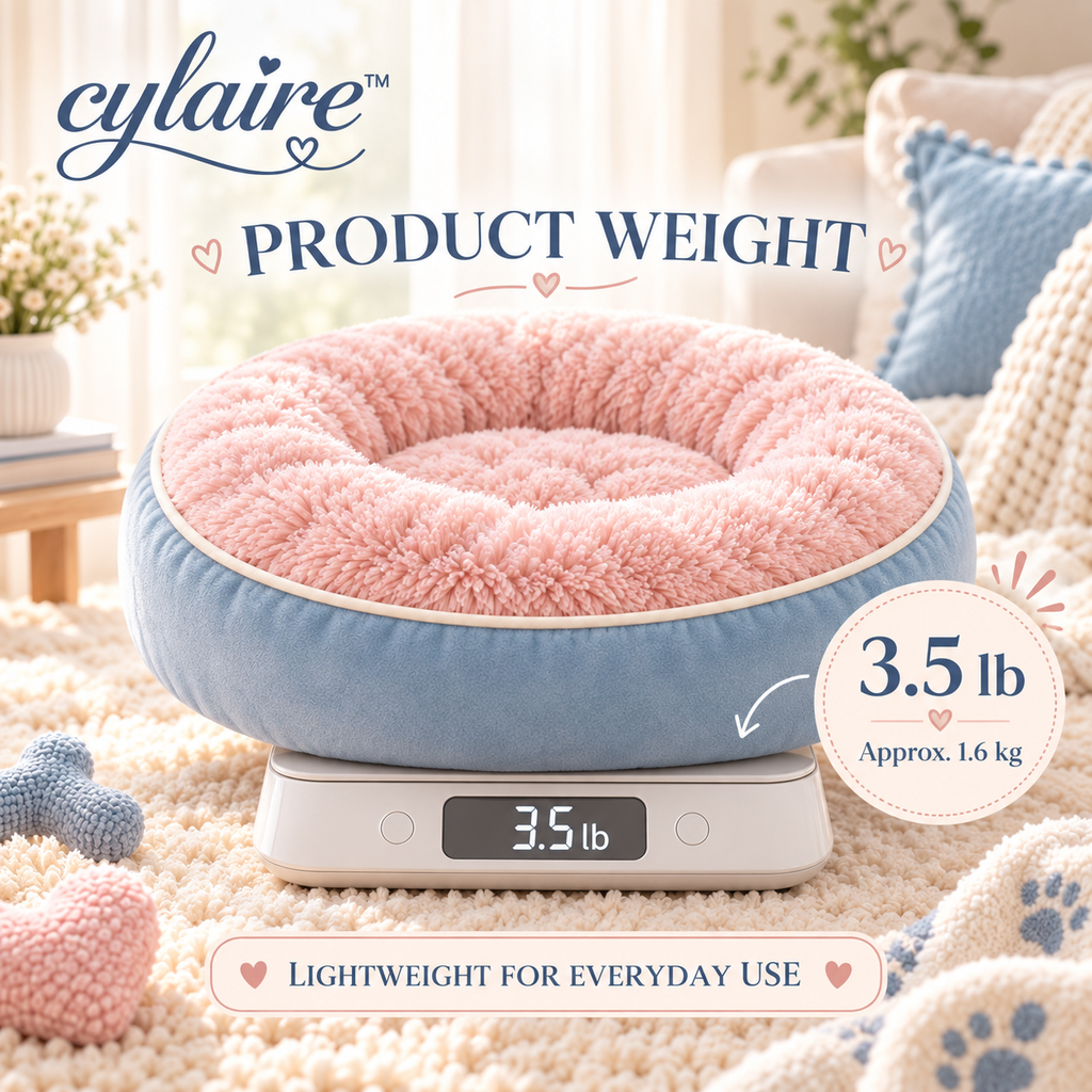 𝒄𝒚𝒍𝒂𝒊𝒓𝒆™ Calming Donut Pet Cushion