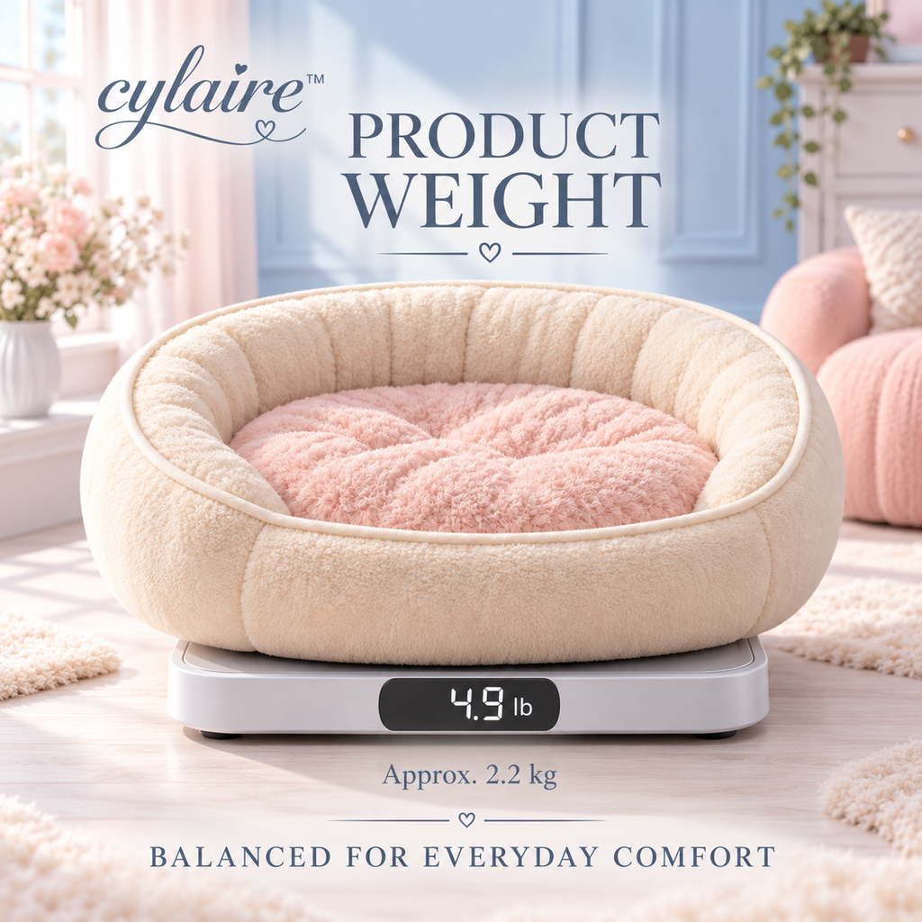 𝒄𝒚𝒍𝒂𝒊𝒓𝒆™ Plush Memory Foam Pet Bed