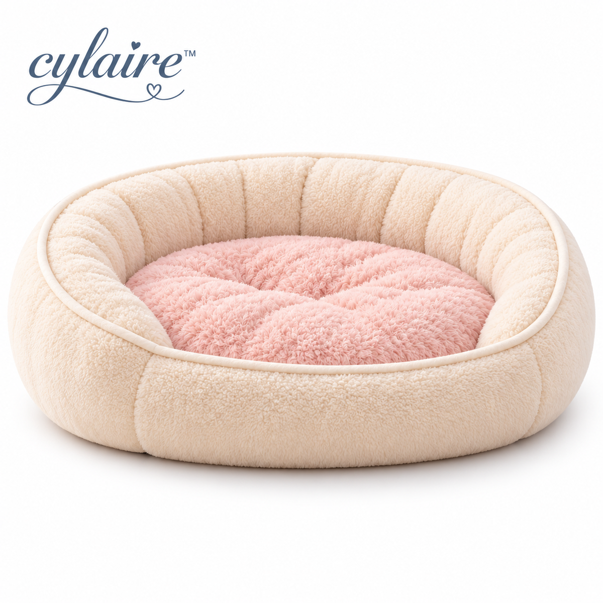 𝒄𝒚𝒍𝒂𝒊𝒓𝒆™ Plush Memory Foam Pet Bed