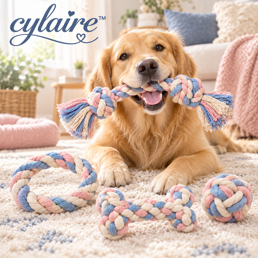 𝒄𝒚𝒍𝒂𝒊𝒓𝒆™ Organic Rope Toy Set